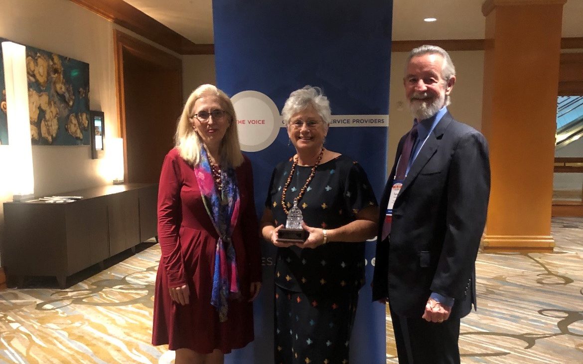 Peggy Englebert received the 2021 ACCSES Lifetime Achievement Award